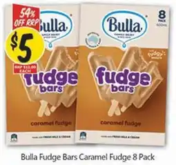 NQR Bulla Fudge Bars Caramel Fudge offer