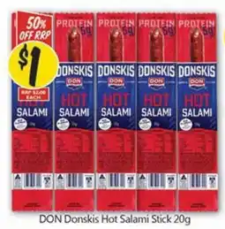 NQR DON Donskis Hot Salami Stick offer