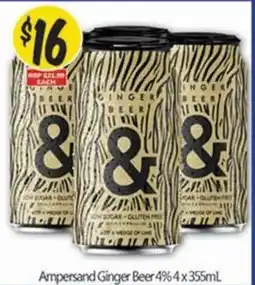 NQR Ampersand Ginger Beer offer
