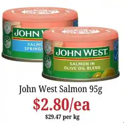 Farmer Jack's John West Salmon offer