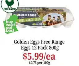 Farmer Jack's Golden Eggs Free Range Eggs offer