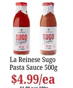 Farmer Jack's La Reinese Sugo Pasta Sauce offer