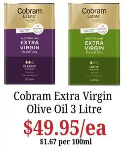 Farmer Jack's Cobram Extra Virgin Olive Oil offer