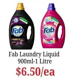 Farmer Jack's Fab Laundry Liquid offer
