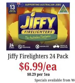 Farmer Jack's Jiffy Firelighters offer