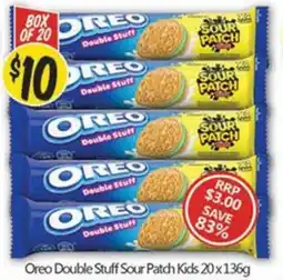 NQR Oreo Double Stuff Sour Patch Kids offer