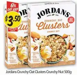 NQR Jordans Crunchy Oat Clusters Crunchy Nut offer