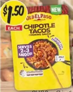NQR Old El Paso Chipotle Tacos Cooking Sauce offer
