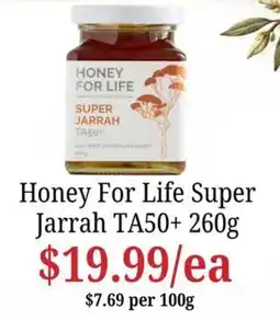 Farmer Jack's Honey For Life Super Jarrah TA50+ offer