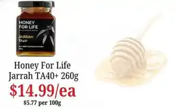 Farmer Jack's Honey For Life Jarrah TA40+ offer