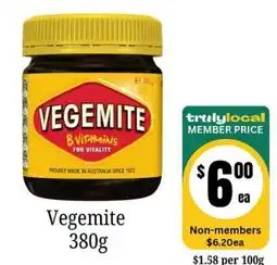 Farmer Jack's Vegemite offer
