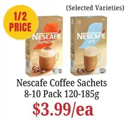 Farmer Jack's Nescafe Coffee Sachets offer