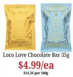 Farmer Jack's Loco Love Chocolate Bar offer