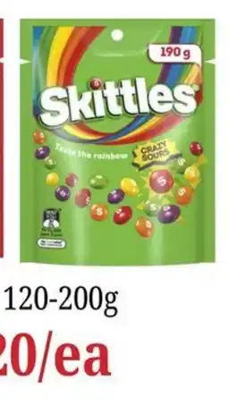 Farmer Jack's Skittles Crazy Sours offer