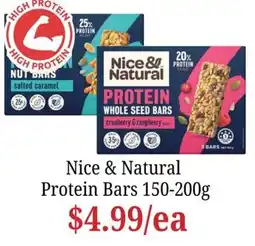 Farmer Jack's Nice & Natural Protein Bars offer