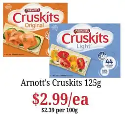 Farmer Jack's Arnott's Cruskits offer