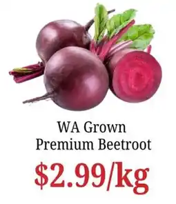Farmer Jack's WA Grown Premium Beetroot offer