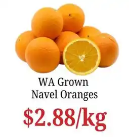 Farmer Jack's WA Grown Navel Oranges offer