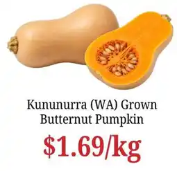 Farmer Jack's Kununurra (WA) Grown Butternut Pumpkin offer