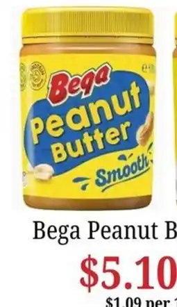 Farmer Jack's Bega Peanut Butter offer