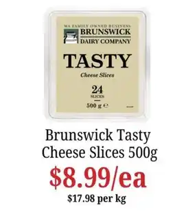 Farmer Jack's Brunswick Tasty Cheese Slices offer