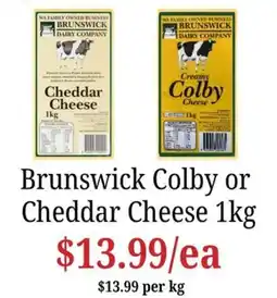 Farmer Jack's Brunswick Colby Cheese offer
