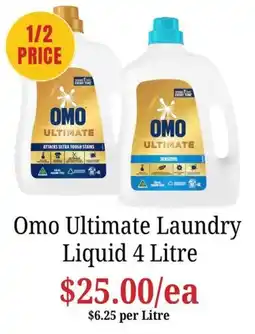 Farmer Jack's Omo Ultimate Laundry Liquid offer