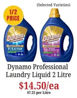 Farmer Jack's Dynamo Professional Laundry Liquid offer