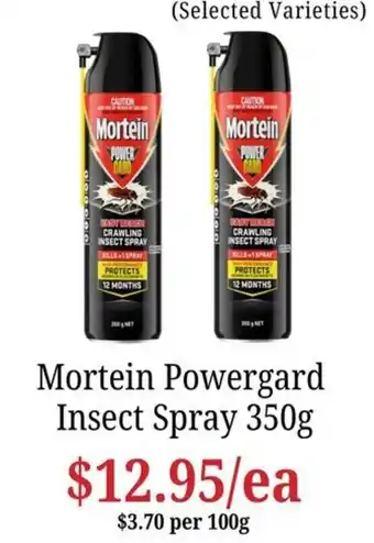Farmer Jack's Mortein Powergard Insect Spray offer