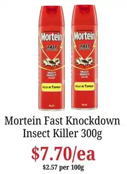 Farmer Jack's Mortein Fast Knockdown Insect Killer offer