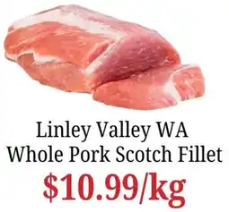 Farmer Jack's Whole Pork Scotch Fillet offer