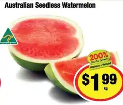 CORNETTS Australian Seedless Watermelon offer