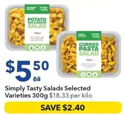 Ritchies Simply Tasty Salads Selected Varieties offer