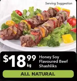 Ritchies Honey Soy Flavoured Beef Shashliks offer