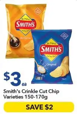 Ritchies Smith's Crinkle Cut Chip Varieties offer