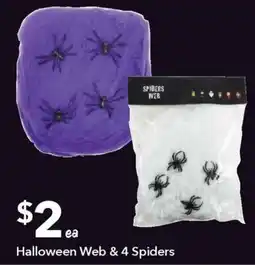 Ritchies Halloween Web & 4 Spiders offer
