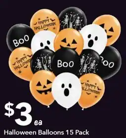 Ritchies Halloween Balloons offer