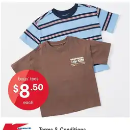 Kmart boys' tees offer