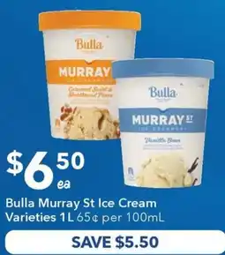 Ritchies Bulla Murray St Ice Cream Varieties offer