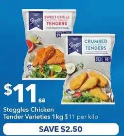 Ritchies Steggles Chicken Tender Varieties offer