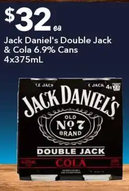 Ritchies Jack Daniel's Double Jack Cola offer