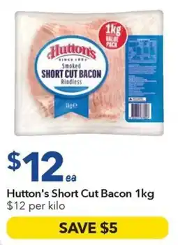 Ritchies Hutton's Short Cut Bacon offer