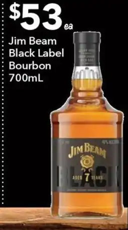 Ritchies Jim Beam Black Label Bourbon offer