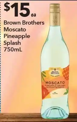 Ritchies Brown Brothers Moscato Pineapple Splash offer
