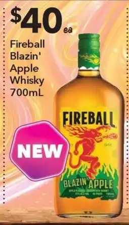 Ritchies Fireball Blazin' Apple Whisky offer