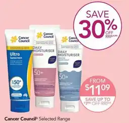 Terry White Cancer Council Selected Range offer
