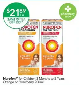 Terry White Nurofen for Children offer