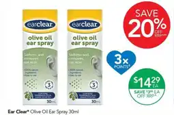 Terry White Ear Clear Olive Oil Ear Spray offer