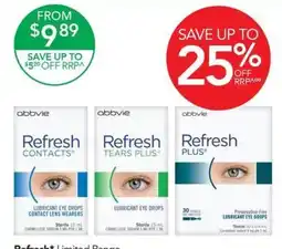 Terry White Refresh Contacts Lubricant Eye Drops offer