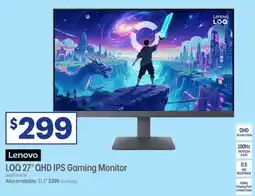 Officeworks Lenovo LOQ 27" QHD IPS Gaming Monitor offer